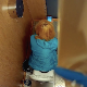 A blonde woman uses a public restroom rigged with a hidden camera. Unfortunately, loud music plays in the background, and she only appears to be pissing. Presented in 720P HD. About 3 minutes.